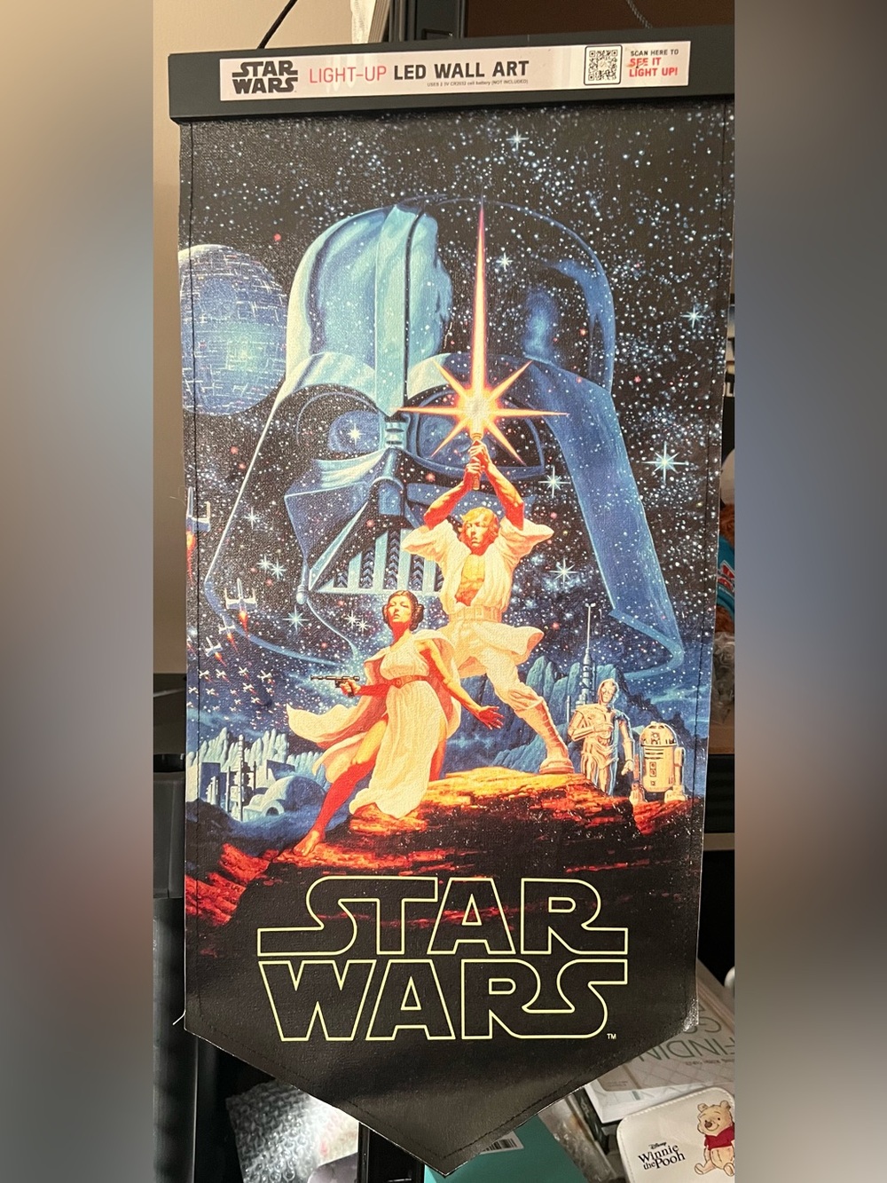 Star Wars LED Wall Art - Excellent Condition
